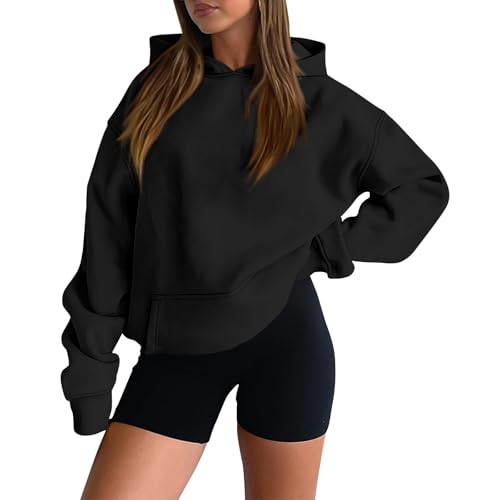 Oversized Hoodies for Women Pullover Soft Fall Comfort Fleece Hoodie Cozy Hooded Over Sized...