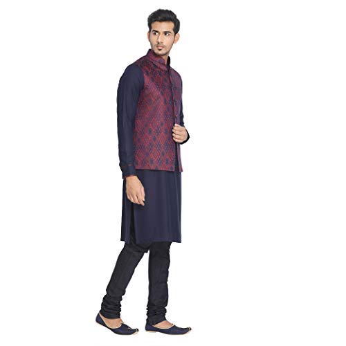 Image of DIWAS BY MANYAVAR Mens Kurta Jacket Set