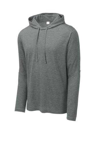 SPORT-TEK Unisex PosiCharge Tri-Blend Wicking Long Sleeve Hoodie2