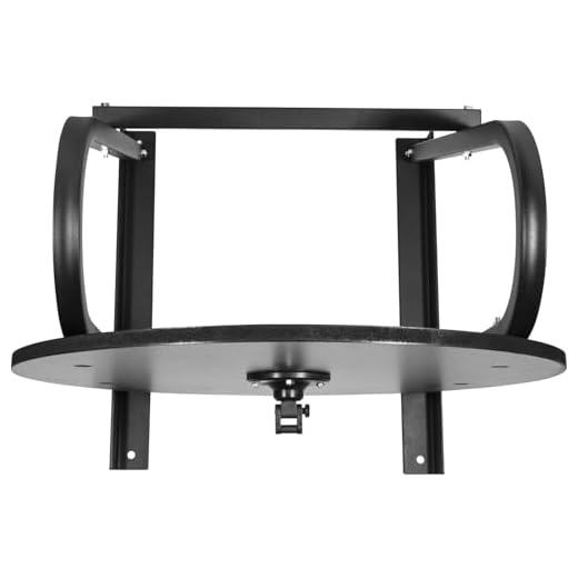 GORILLA SPORTS® Speedball Plattform - Wandmontage, inkl. Drehkugellagerung, aus Stahl, Schwarz - Boxapparat, Boxbirne für Punchingball, Boxsack Halterung, Boxen, MMA, Speed Bag Platform