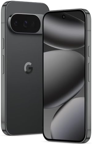 Google Pixel 10 Pro - Unlocked Android Smartphone with Gemini, Triple Rear Camera System, 24+ Hour Battery, and 6.3" Super Actua Display - Obsidian - 128 GB