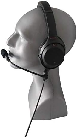 Crystal Mic Pro Fulcrum with TSOd Intricon Microphone. Compatible with XM3/4 Noise Cancelling Headphones. Transforms Your Headphone into ANR Aviation Headset.