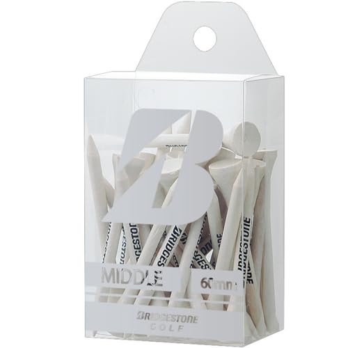 BRIDGESTONE(ブリヂストン) ゴルフ ウッドティー(ミドル・36本入り) GAG302 ホワイト 2023年モデル