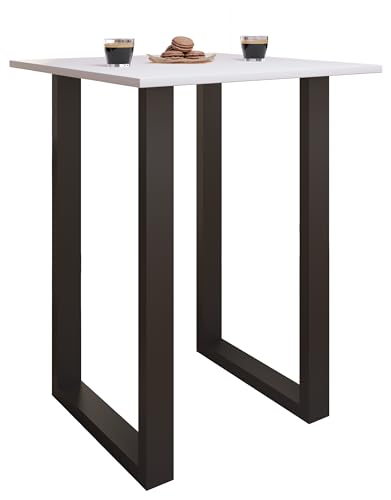 VCM Premium Bois Alu Bar Table de Bar Table de bistrot Table de Bar Xona 80x50 cm Premium Bois Alu Bar Table de Bar Table de bistrot Table de Bar Xona 80x50 cm...