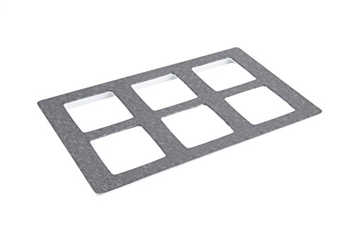 Bon Chef 53010 Melamine Dynasty Tile for 6 Dynasty Square Bowl, 20-13/16