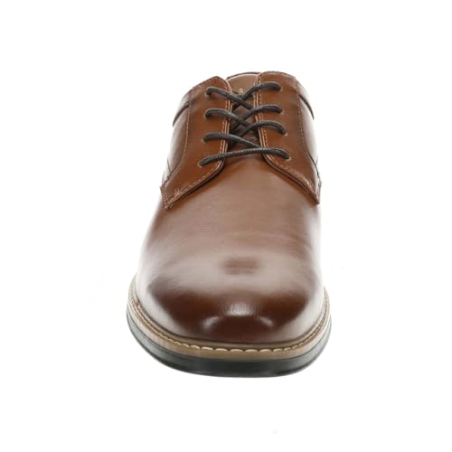 Image of Nunn Bush Men's Carmelo Plain Toe Oxford Classic Modern Formal Plain Toe Lace Up Dress Casual Shoes
