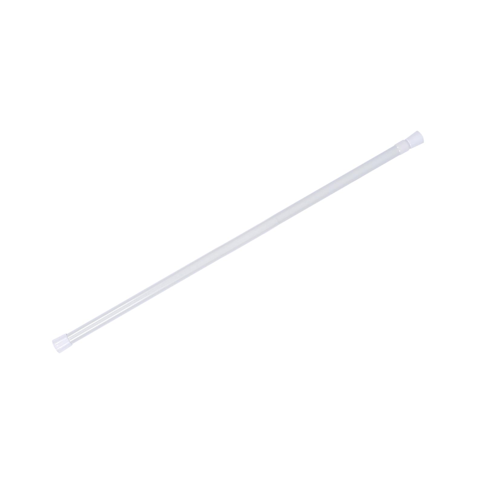 Juroupi Extendable Spring Telescopic Shower Bathroom Window Curtain Rail Loaded Pole Rod 105‑190Cm