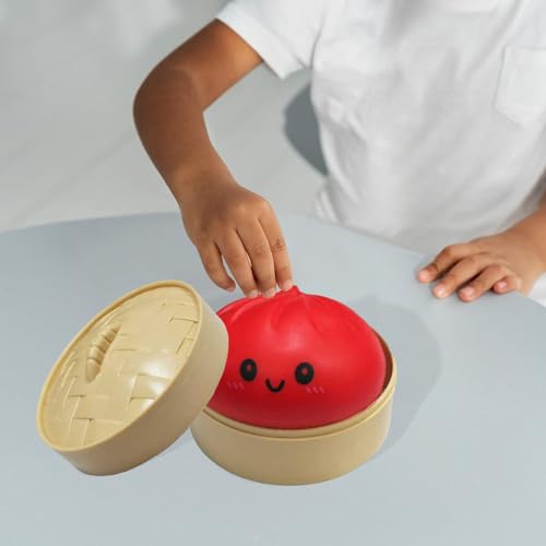 Image of Dumpling Ball Cute Funny for Playing Birthday Gifts Halloween Project Red