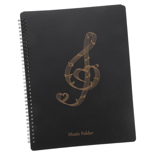 CORHAD 60-Pocket Music Binder Organizer for Orchestra Instruments A4 Size Music Sheet Folder Sleeves Document Storage Folder