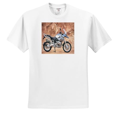3dRose, Motorcycle Standing, T-Shirt