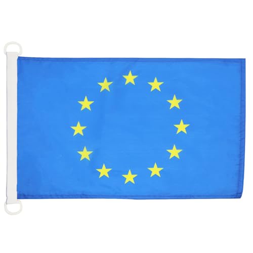 AZ FLAG Bootflagge Europäische Union 45x30 cm, Europa Bootsfahne 30 x 45 Cm Marine Flaggen - Flaggen