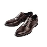 【サカモト商事 】【ブラウン 24.5cm】日本製 メンズ ビジネスシューズ 防水仕様 革靴 本革 超軽量 軽い 雪 防滑 ストレートチップ ビジネス 仕事 通勤 就活 入学式 人気 靴 紳士靴 kj620k-br-245