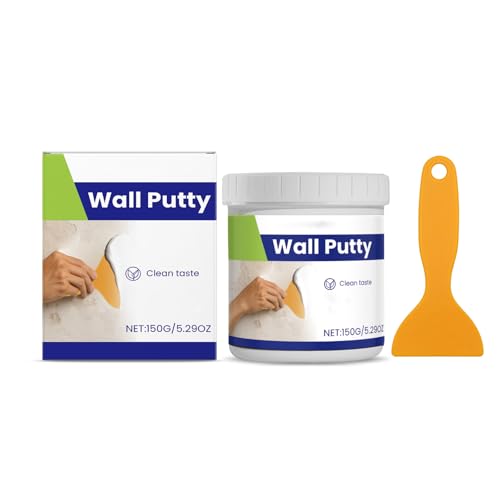 Wall Surface Filler, Helps Fill Cracks & Smooth Imperfections, with Vinyl Acetate Copolymer & Polyvinyl Alcohol, 5.29 oz