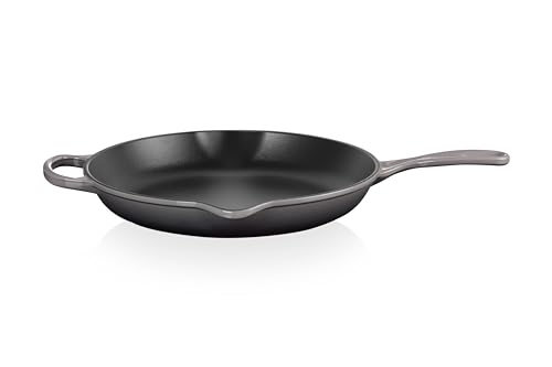 Image of Le Creuset Enameled Cast Iron Signature Round Skillet, 11.75 inch, Oyster