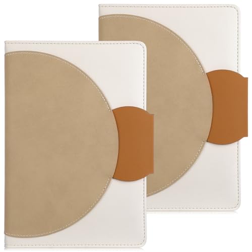 Lot de 2 journaux en cuir A5 pour organiser vos notes sans perdre vos pages