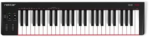 Nektar SE49 49-Key Full-Size Velocity-Sensitive USB Midi Keyboard Controller with Nektar DAW Integration and Free Professional Recording Software