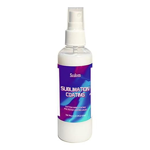 Scdom Sublimation Coating Spray for Cotton Material Front Part, All Fabric Including Polyester, Wood, Carton, Canvas, Tote Bag,Pillows, Achieve Brighter and More Vibrant Colors, Better Print Adhesion