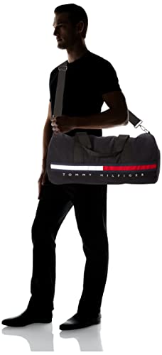 Tommy Hilfiger Bolsa esportiva masculina Tino, Preto profundo