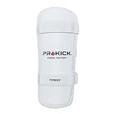 Prokick Pioneer Cricket Arm Guard, White - Youth