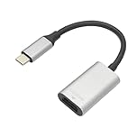 Aurorapath USB C Male to HDMI Female Adapter Cable, Type C to HDMI 4K 60Hz Projection Cable, Support USB C Port DP Alt Mode Output, Length Approximately 5.9 in, for Mobile Phones, Tablets, Laptops