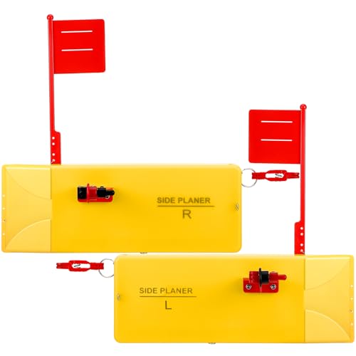 Rotatingpals 2�p�b�N �v���[�i�[�{�[�h �ނ� �g���[�����O �I�t�V���A �N���b�s�[�v���[�i�[�{�[�h�L�b�g �t���b�O �t�B�b�V���O�A�N�Z�T���[�t�� ���݉��g���[�����O�h���b�O�p (R + L�A12�C���` X 4.38�C���`�A�C�G���[)