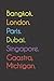 Produktbild Bangkok. London. Paris. Dubai. Singapore. Gaastra, Michigan.: Funny Notebook | Journal | Diary, 110 pages, wide ruled paper. For people loving Gaastra, Michigan.