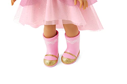 American Girl WellieWishers 14.5-inch Ashlyn Doll with Pink Leotard, Glitter Skirt, Headband, and Boots, For Ages 4+ - Thumbnail 5