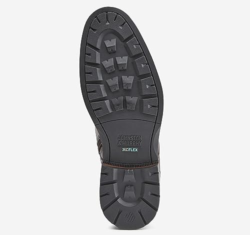 Johnston & Murphy Men's Connelly Cap Toe Shearling Boot Fashion, Mahogany Full Grain, 104