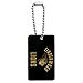 Lindenwood University Lions Logo Wood Wooden Rectangle Keychain Key Ring
