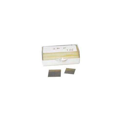 1916-10550 Rectangular Cover Slip for Tissue Culture Tube, #1 Thickness, 10.5 x 50mm Size (100 cover slips)