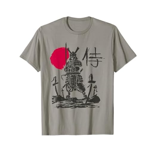 Samurai Guerrero Japonés Kanji Japón Camiseta