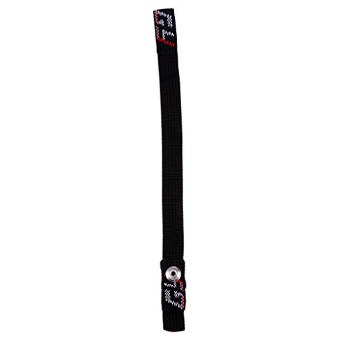 Prettyia 4X Replacement Chin Strap with Loop Combo for Ice Hockey Helmets - Black