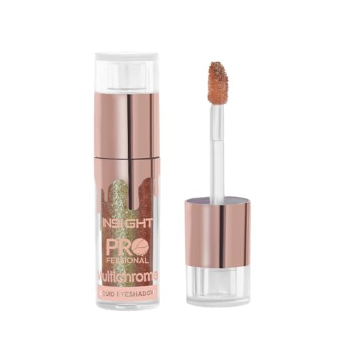 Image of INSIGHT Professional Multichrome Liquid Eyeshadow - Mermaid Echoes | Metallic Effect | Enriched with Green Tea & Cucumber Extracts | Striking Effect | Liquid Formula | Dynamic Color Effects - 5g