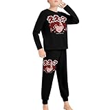 [GDGENMG] キッズ パジャマ 長袖 機動戦士ガンダム 水星の魔女 スレッタ ええっ 上下セット 子供服 男の子 女の子 ルームウェア ねまき 寝巻き 部屋着 可愛い 通気 柔軟 ナイトウェア 100CM