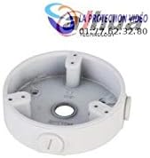 Dahua PFA137 Weatherproof CCTV Junction Box – Aluminium Mounting Base for Dome & Bullet Cameras – IP66 Outdoor Rated – White Finish