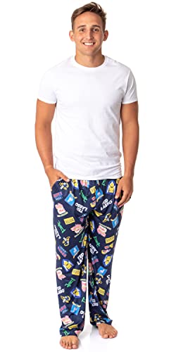 Ted Lasso Mens' TV Series Show Symbols Icons Believe Sleep Pajama Pants2