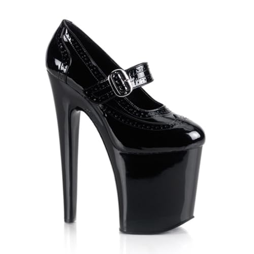 Chaussures de représentation d'étape à talons hauts 20cm pour pole dance