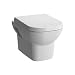 Produktbild Vitra Retro spülrandlos mit Bidetfunktion, Taharet, Taharat Dusch WC inkl. Softclose WC-Sitz inkl. Schallschutz, inkl. Anschlussgarnitur Komplett - Tiefspüler