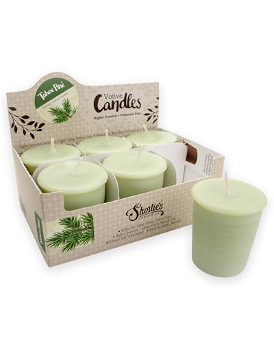 (Tahoe Pine) - Tahoe Pine Highly Scented Hand Poured Green Natural Soy Votive Candles - 6 15 Hour Clean Burning Votive Cup Refills - Clean Votive Candle Collection