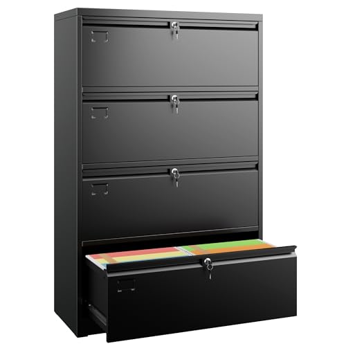 SUXXAN 4-Drawer Lateral File Cabinet