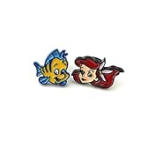 TV Movies Show Original Design Quality Anime Cartoon Cosplay princess little mermaid Stud Earrings G