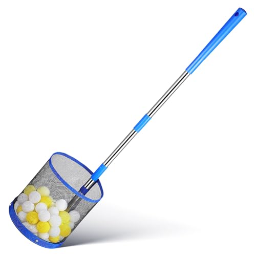 Ramasse-balles de tennis de table Healeved en acier et nylon haute capacité 140 balles
