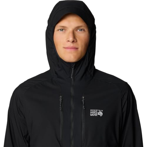 Kor AirShell Hybrid Hooded Jacket - Men's, Black, M4