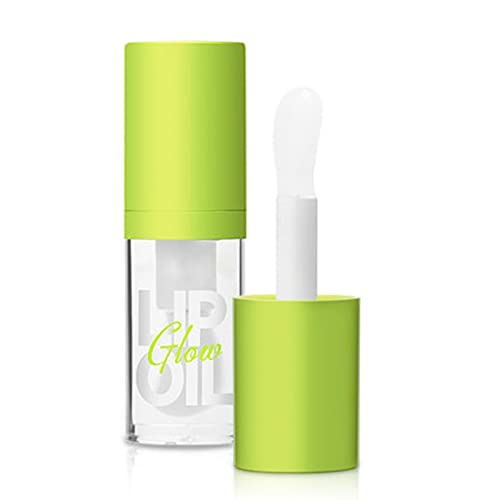 Mielikki Moisturizing Hydrating Lip Glow Oil, Hydrating Lip Plumper, Transparent Plumping Lip Gloss, No-Sticky, Long-Lasting, Shiny Tinted For Lip Care, 101 Meet #TOP6