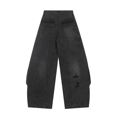 Baggy Jeans for Men and Women Ripped Wide Leg Trendy Boyfriend Denim Pants Casual Aesthetic Jeans Street Wear2