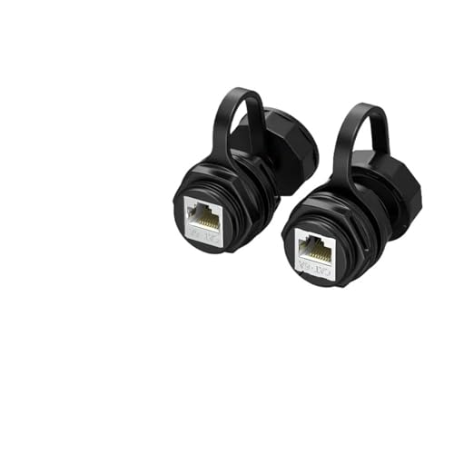 Conector de red impermeable CAT6A RJ45 con proteccion industrial M25 2