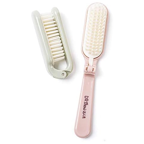 JUNSHUO Plegable Cepillo de pelo Mini portátil Cover
