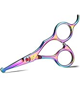 DRGSKL Kleine Hundepflegeschere Professionelle sichere runde Spitzen gerade Haustierschere für De...