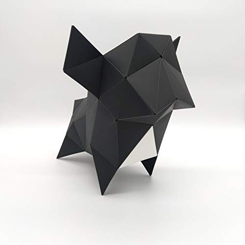 Kit de construction origami CARAPACES Noir jeu créatif géométrique 3D - 4
