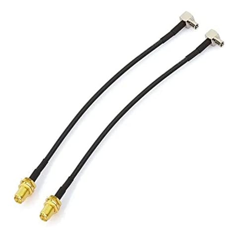 NewTH 4G SMA to TS9 Right Angle Antenna Cable Cover